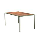 Avanti Table, 98 x 153 cm, Olive green, Thermo Ash