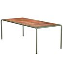 Avanti Table, 98 x 222 cm, Olive green, Thermo Ash