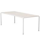 Avanti Table, 98 x 222 cm, Muted White, Aluminium