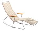 Click Deck Chair tiltable, Beige