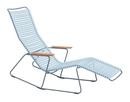 Click Deck Chair tiltable, Dusty light blue