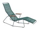 Click Deck Chair tiltable, Pine green