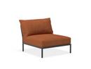 Level 2 Lounge Chair, Dark grey, Rust