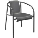Nami Dining Chair, With armrests, Dark grey