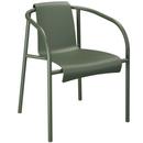 Nami Dining Chair, With armrests, Olive green