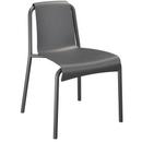 Nami Dining Chair, Without armrests, Dark grey