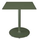 Pico Table, Olive green, Square (70 x 70 cm), Round