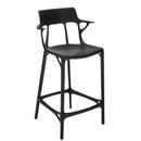 A.I. Stool Recycled, 65 cm, Black