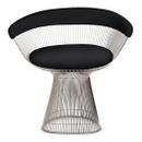 Platner Armchair, Leather Volo, Black