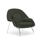 Womb chair, Middle (H 79cm / W 89cm / D 79cm), Fabric Curly - Green