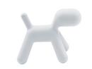 Puppy, Extra large (H 81 x W 61,5 x D 102 cm), Polyethylene (intended for use outdoors), Matt white (1700 C)