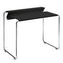 PS07 Secretary, Graphite black (RAL 9011), Without desk pad, chromed