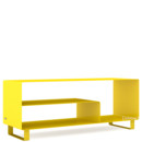 Sideboard R 111N, Self-coloured, Traffic yellow (RAL 1023), Sledge base lacquered in same colour as unit exterior