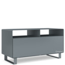 TV Lowboard R 108N, Basalt grey (RAL 7012), Sledge base lacquered in same colour as unit exterior
