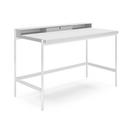 PS20 Secretary, W 120 x D 70 cm (PS20 Big), Laminate white (RAL 9003), White (RAL 9003), Without drawer insert