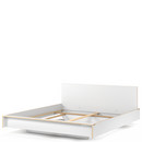 Flai Bed, 180 x 200, With headboard, CPL white, Without slatted frame