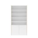 Modular Plus Shelving System, 360 mm, open front, with doors, Base element