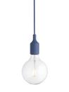 E27 Pendant Lamp, Pale blue