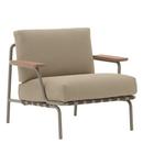 Settle Outdoor Lounge Chair, Taupe, Ribbed Weave 5