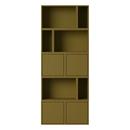 Stacked Bookcase 8, Brown green