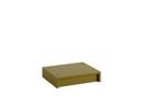 Stacked Podium 2.0 Plinth, 43,5 x 9,8 x 35 cm, Brown green