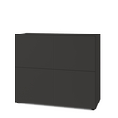 Nex Pur Box 2.0 with Doors, 40 cm, H 100 cm x B 120 cm (with two double doors), Graphite