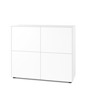 Nex Pur Box 2.0 with Doors, 40 cm, H 100 cm x B 120 cm (with two double doors), White
