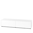 Nex Pur Box 2.0 with drop-down door, 48 cm, H 37,5 cm x 180 cm (two drop-down doors), White
