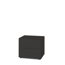 Nex Pur Box 2.0 with Drawers, 48 cm, H 50 cm (2 drawers) x B 60 cm, Graphite