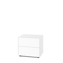 Nex Pur Box 2.0 with Drawers, 48 cm, H 50 cm (2 drawers) x B 60 cm, White