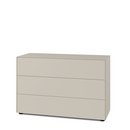 Nex Pur Box 2.0 with Drawers, 48 cm, H 75 cm (3 drawers) x B 120 cm, Silk