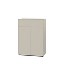 Nex Pur Box 2.0 with drawers and doors, 40 cm, H 100 cm x B 80 cm (with double door and drawer), Silk