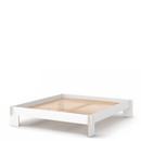 Siebenschläfer, 180 x 200 cm, Without headboard, White, With rollable slatted base