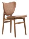Elephant Dining Chair, Light smoked oak, Dunes leather camel