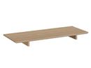 Extension for Expand Table, L 120 x W 50 cm (Circular), Light oiled oak