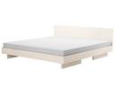 Zians Bed, 200 x 200 cm (XLarge), With headboard, Waxed ash with white pigment