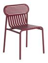 Week-End Chair, Without armrests, Burgundy