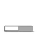 Flow Q Lowboard, 160 cm, 33,6 cm (drawer), Cool Grey
