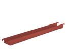 Cable Trough for Eiermann Table Frames, For table frame 110 cm (Eiermann 1), Oxide red
