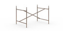 Eiermann 1 Table Frame , Bronze, Centred, 110 x 78 cm, With extension (height 72-85 cm)