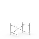 Eiermann 2 Table Frame , Chrome, Vertical,  offset, 100 x 78 cm, With extension (height 72-85 cm)