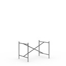 Eiermann 2 Table Frame , Black, Vertical,  centred, 100 x 66 cm, Without extension (height 66 cm)