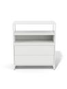 M1 Sideboard, Version 2 (H 90 x W 80 cm) - 2 drawers, White