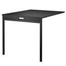String System Folding Table, Black stained ash / black