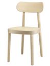 118 / 118 M Chair, Faded beech (TP 107), Cane-work (with supporting mesh underneath seat)