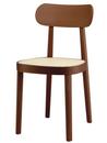118 / 118 M Chair, Walnut stained beech, Cane-work (with supporting mesh underneath seat)