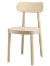 118 / 118 M Chair, Faded beech (TP 107), Moulded plywood seat