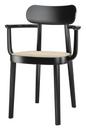 118 F Chair, Black stained beech