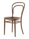 214 / 214 M Chair, Without armrests, Walnut stained beech, Moulded plywood seat