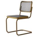 S 32 V Dark Melange Cantilever Chair, Amber